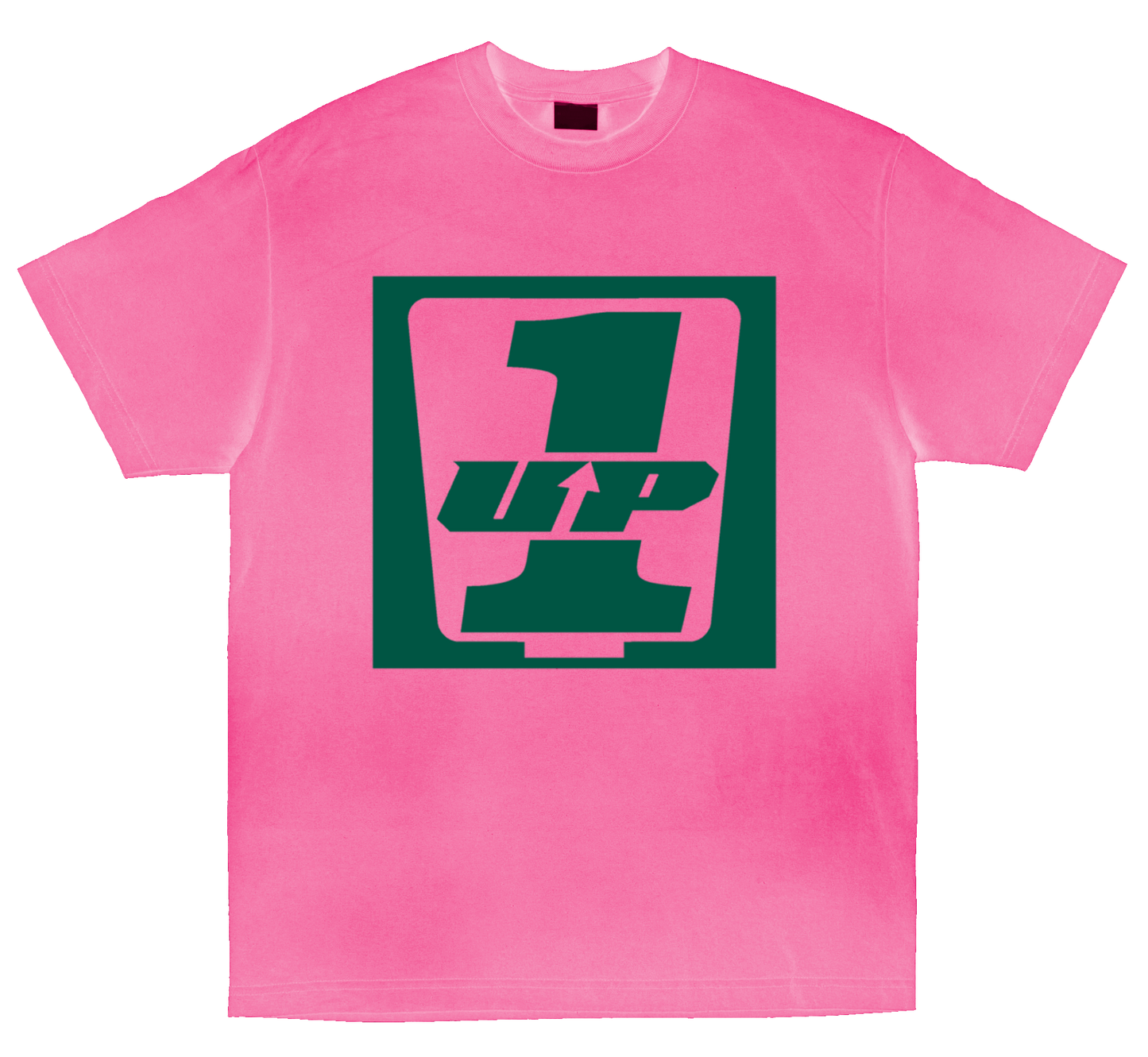 Pink 3D Puff 1up Tee